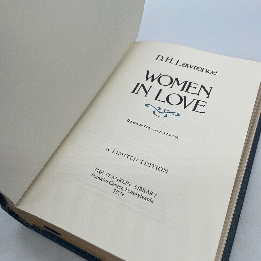 1979 Women In Love DH Lawrence Franklin Library - Picture 2 of 3